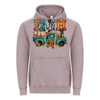 Vintage Zinc farm life farm animals truck Vintage Hoodie - Jasminsmagicworld