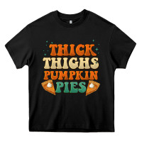 Black thick thighs pumpkin pies Heavy Core Tee - BarkalooDesign