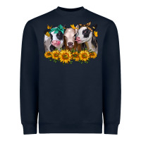 Navy sunflower heifers Heavyweight Sweatshirt - Jasminsmagicworld