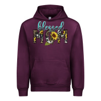 Mauve Wine Blessed mom sunflower mother's day Urban Hoodie - HowdyJamesFarm
