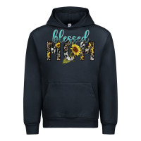 Navy Blessed mom sunflower mother's day Urban Hoodie - HowdyJamesFarm