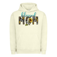 Pigment Pistachio Blessed mom sunflower mother's day Urban Hoodie - HowdyJamesFarm