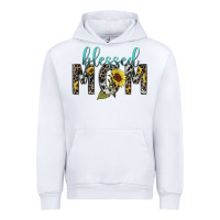 White Blessed mom sunflower mother's day Urban Hoodie - HowdyJamesFarm