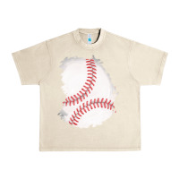 Sandshell baseball patch Urban Heavy Tee - AdoDesignShop