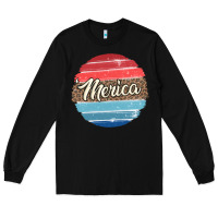 Black leopard merica Long Sleeve Tee - MaliasSmallBusiness
