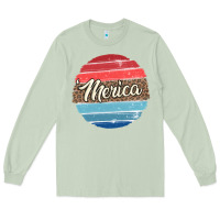 Matcha leopard merica Long Sleeve Tee - MaliasSmallBusiness