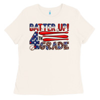 Bone batter up 4th grade Ladies Tee - JahusDesignShop