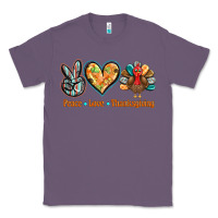 Lavender peace love thanksgiving Classic Tee - BarkalooDesign