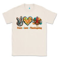 Natural peace love thanksgiving Classic Tee - BarkalooDesign