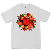 Dove Grey strawberry sunflower Premium Tee - Zillion Design Studio