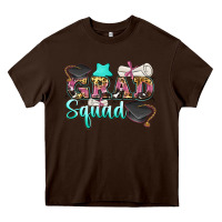 Chocolate Brown grad squad Heavy Core Tee - Zillion Design Studio