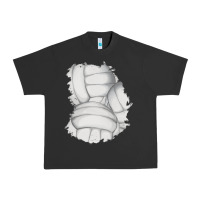 Pigment Black 2 volleyball patch Urban Heavy Tee - AdoDesignShop