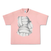 Salmon 2 volleyball patch Urban Heavy Tee - AdoDesignShop