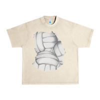 Sandshell 2 volleyball patch Urban Heavy Tee - AdoDesignShop