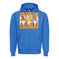 True Royal Thankful Gnomes Zipper Hoodie - MaliasSmallBusiness