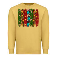 Antique Gold christmas brushstrokes Premium Sweatshirt - RanaPortraitStore