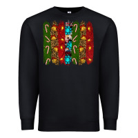Black christmas brushstrokes Premium Sweatshirt - RanaPortraitStore