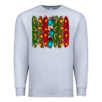 Heather Grey christmas brushstrokes Premium Sweatshirt - RanaPortraitStore