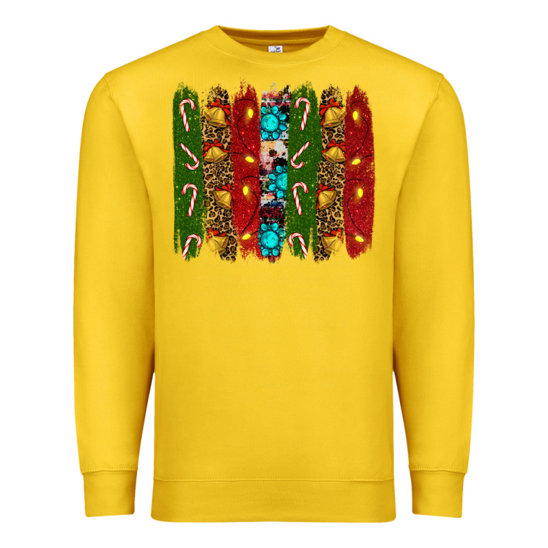 Christmas Brushstrokes Premium Sweatshirt by RanaPortraitStore | Teevron