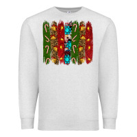Oatmeal Heather christmas brushstrokes Premium Sweatshirt - RanaPortraitStore