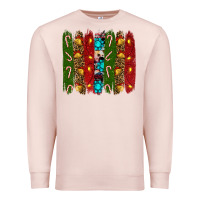 Pale Pink christmas brushstrokes Premium Sweatshirt - RanaPortraitStore