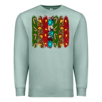 Seafoam christmas brushstrokes Premium Sweatshirt - RanaPortraitStore