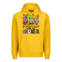 Lemon Halloween with My Gnomes Premium Hoodie - texasbilliewilder