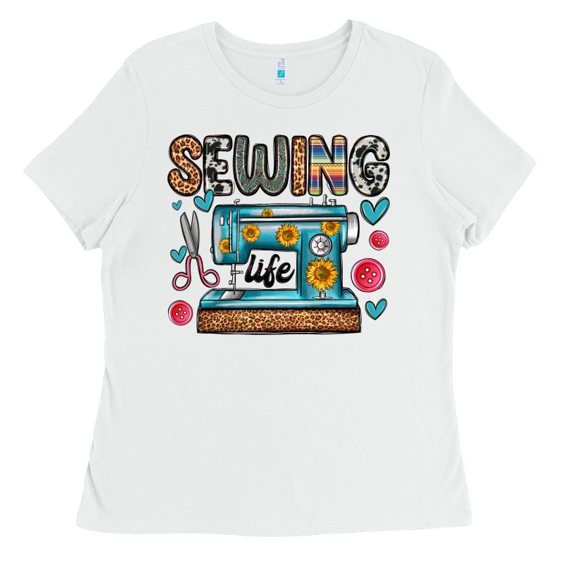 Sewing Life Ladies Tee by Zillion Design Studio | Teevron