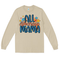 Mushroom all american mama Long Sleeve Tee - MaliasSmallBusiness