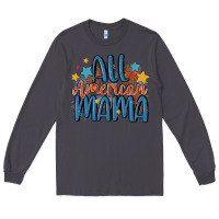 Smoke all american mama Long Sleeve Tee - MaliasSmallBusiness