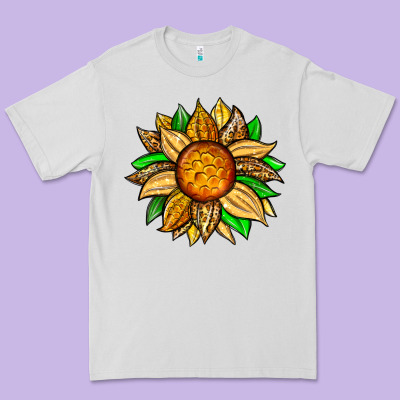 Pineapple Sunflower Premium Tee Designed By Zillion Design Studio