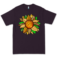 Plum pineapple sunflower Premium Tee - Zillion Design Studio