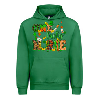 Emerald St. Patricks Day one lucky nurse Urban Hoodie - HowdyJamesFarm