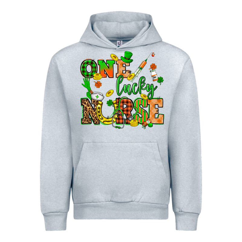 St. Patricks Day One Lucky Nurse Urban Hoodie by HowdyJamesFarm | Teevron
