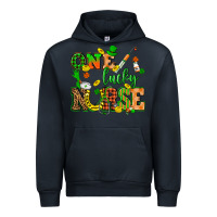 Navy St. Patricks Day one lucky nurse Urban Hoodie - HowdyJamesFarm