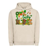 Pigment French Oak St. Patricks Day one lucky nurse Urban Hoodie - HowdyJamesFarm