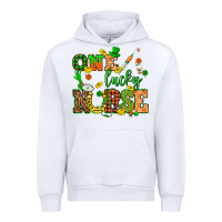 White St. Patricks Day one lucky nurse Urban Hoodie - HowdyJamesFarm
