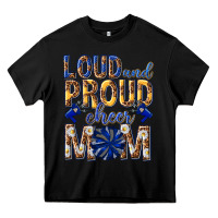 Black loud and proud cheer mom Heavy Core Tee - texasbilliewilder