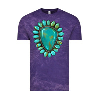 Cloud Purple western gemstone turquoise Vintage Tee - Artiststas