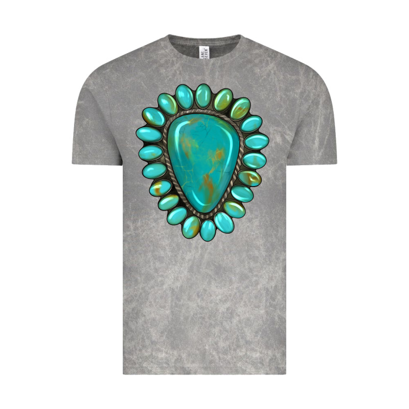 Western Gemstone Turquoise Vintage Tee by Artiststas | Teevron