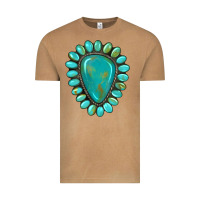 Vintage Camel western gemstone turquoise Vintage Tee - Artiststas