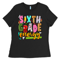 Black sixth grade energy Ladies Tee - texasbilliewilder