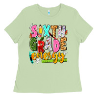 Matcha sixth grade energy Ladies Tee - texasbilliewilder