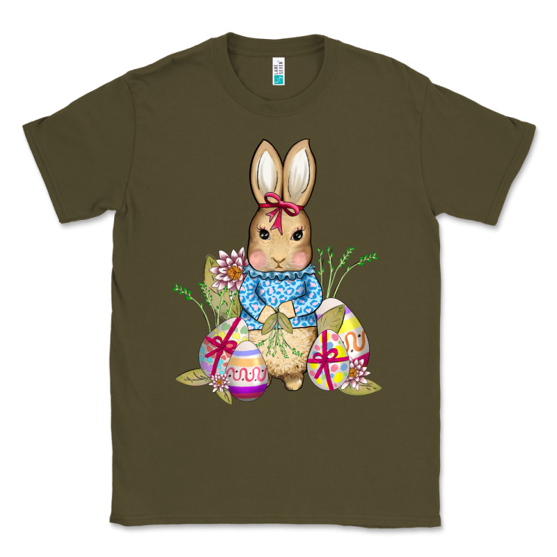 Easter Bunny And Eggs Classic Tee by AdoDesignShop | Teevron