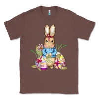Chestnut easter bunny and eggs Classic Tee - AdoDesignShop