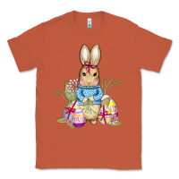 Copper easter bunny and eggs Classic Tee - AdoDesignShop