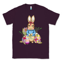 Plum easter bunny and eggs Classic Tee - AdoDesignShop