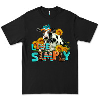 Black live simply Premium Tee - AdoDesignShop