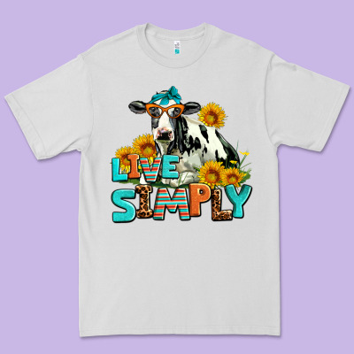 Live Simply Premium Tee Designed By Adodesignshop