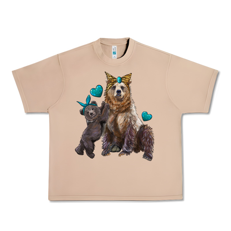 Mama Bear And Baby Bear Urban Heavy Tee by Artiststas | Teevron